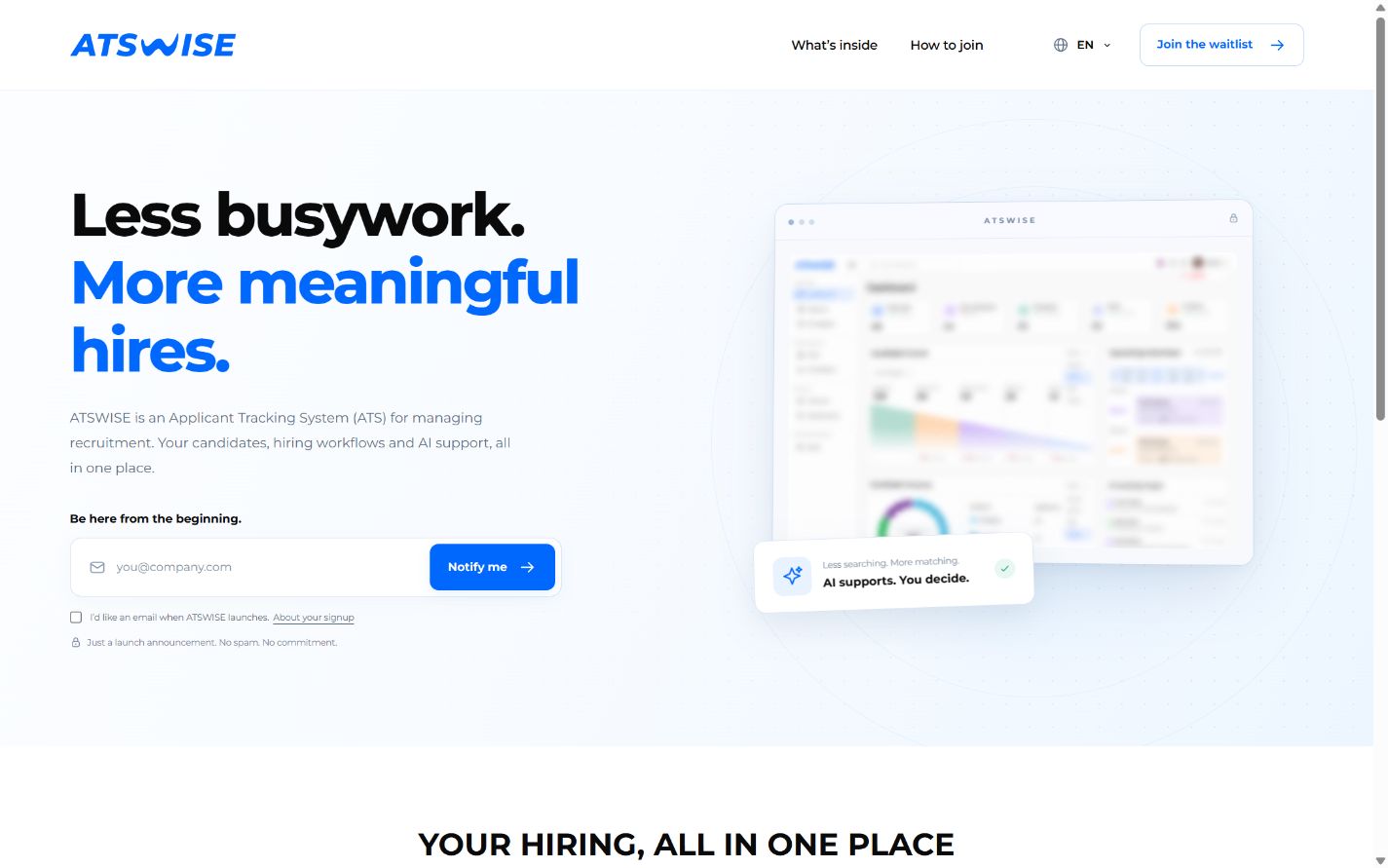 ATSWISE: Homepage