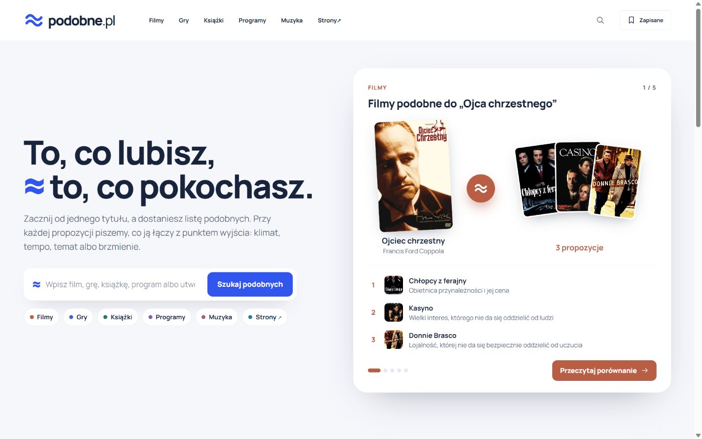 podobne.pl: Homepage